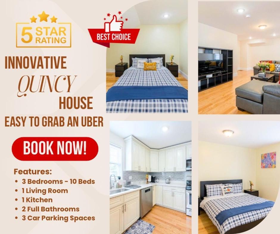 37 - 3Br Quincy - Cozy Townhouse Near Blue Hillsアパートメント エクステリア 写真